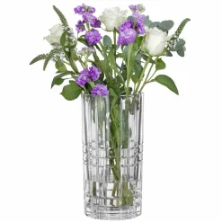 Square vase 28 cm, klar
