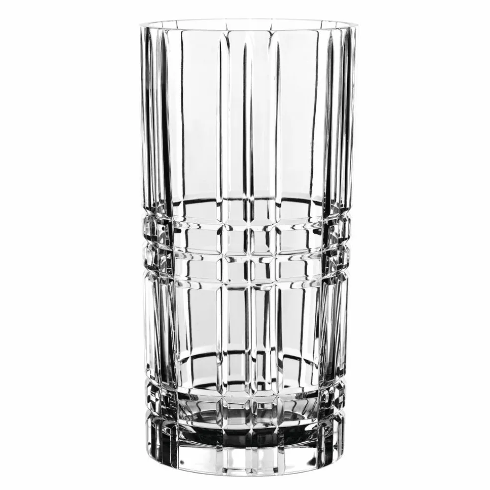 Square vase 23 cm, klar
