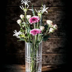 Square vase 23 cm, klar