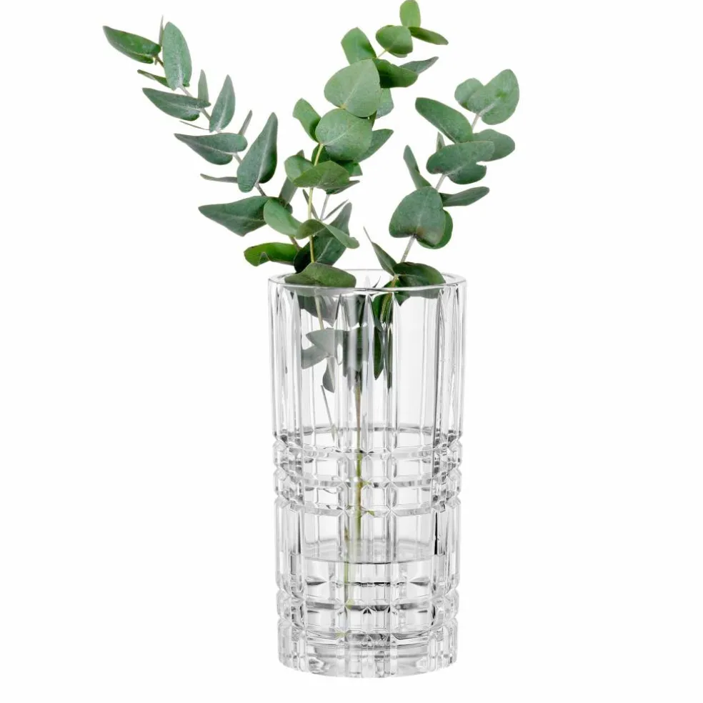 Square vase 23 cm, klar