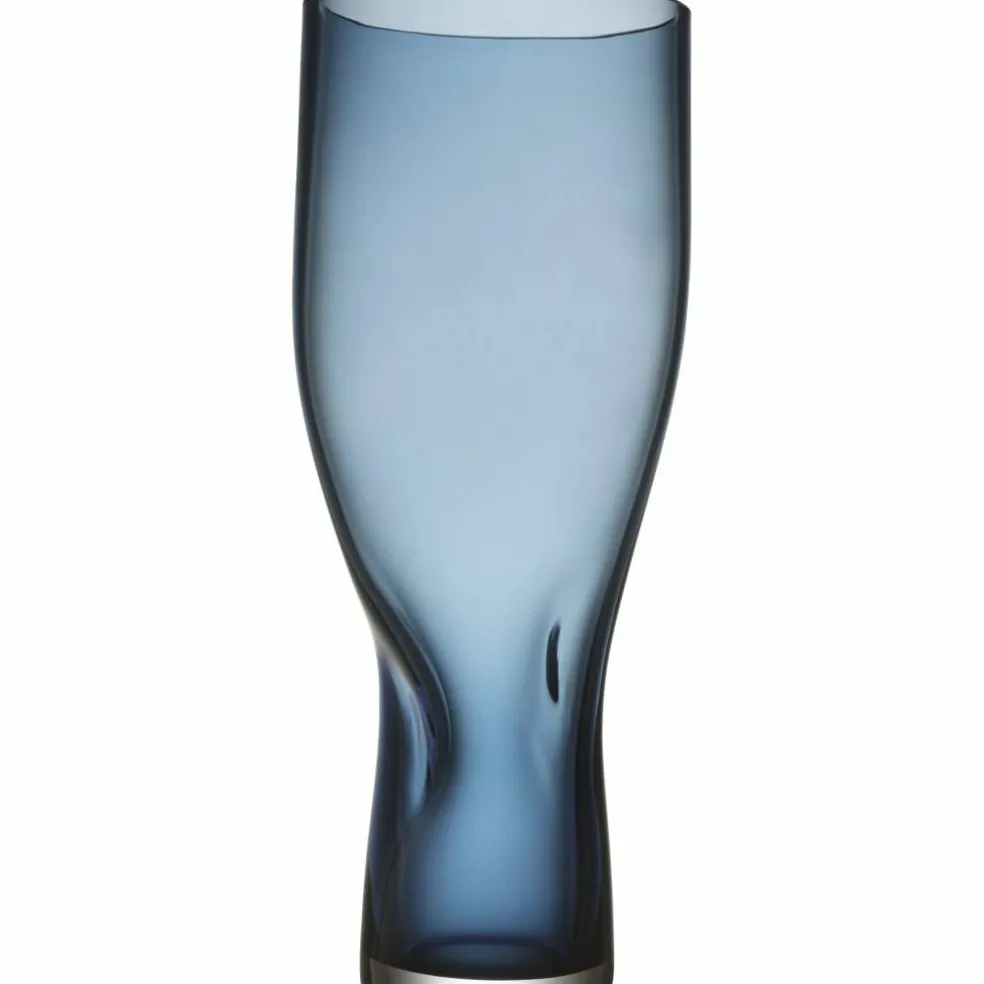 Squeeze vase 34 cm, klar