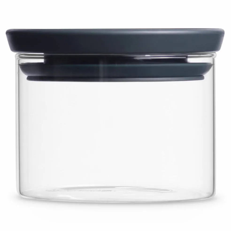 Stabelbar glasskrukke 1,1 liter, transparent