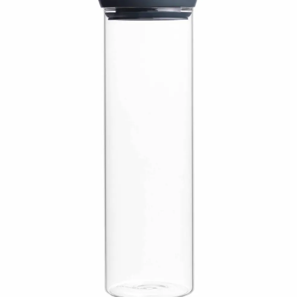 Stabelbar glasskrukke 0,6 liter, transparent
