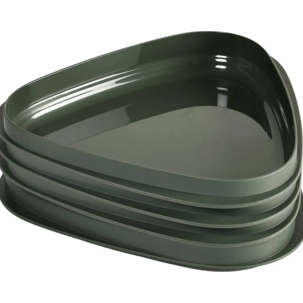 StackPlate turtallerken 4-pakning, sage green
