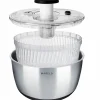 Stainless Steel salatslynge med pumpe 6L