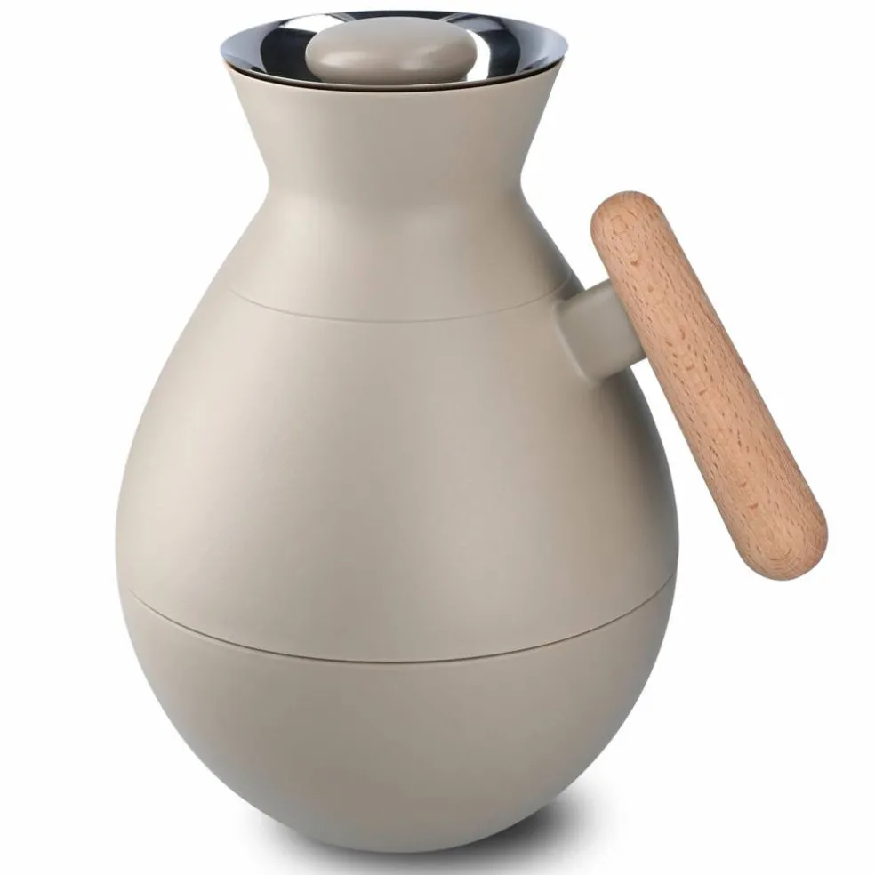 Stay Warm termokanne rund 1 liter, sand