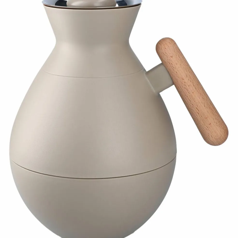 Stay Warm termokanne rund 1 liter, sand