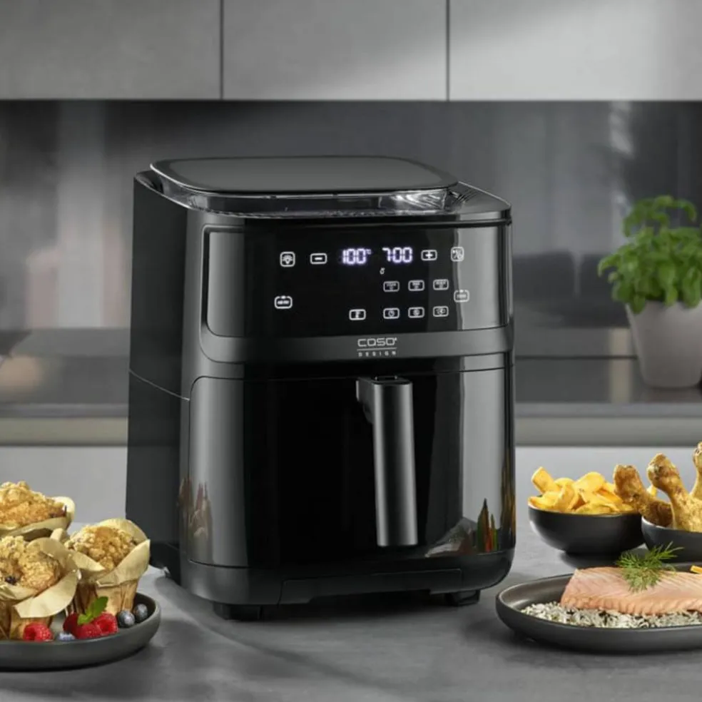 700 Steam & Airfryer 7 liter, svart