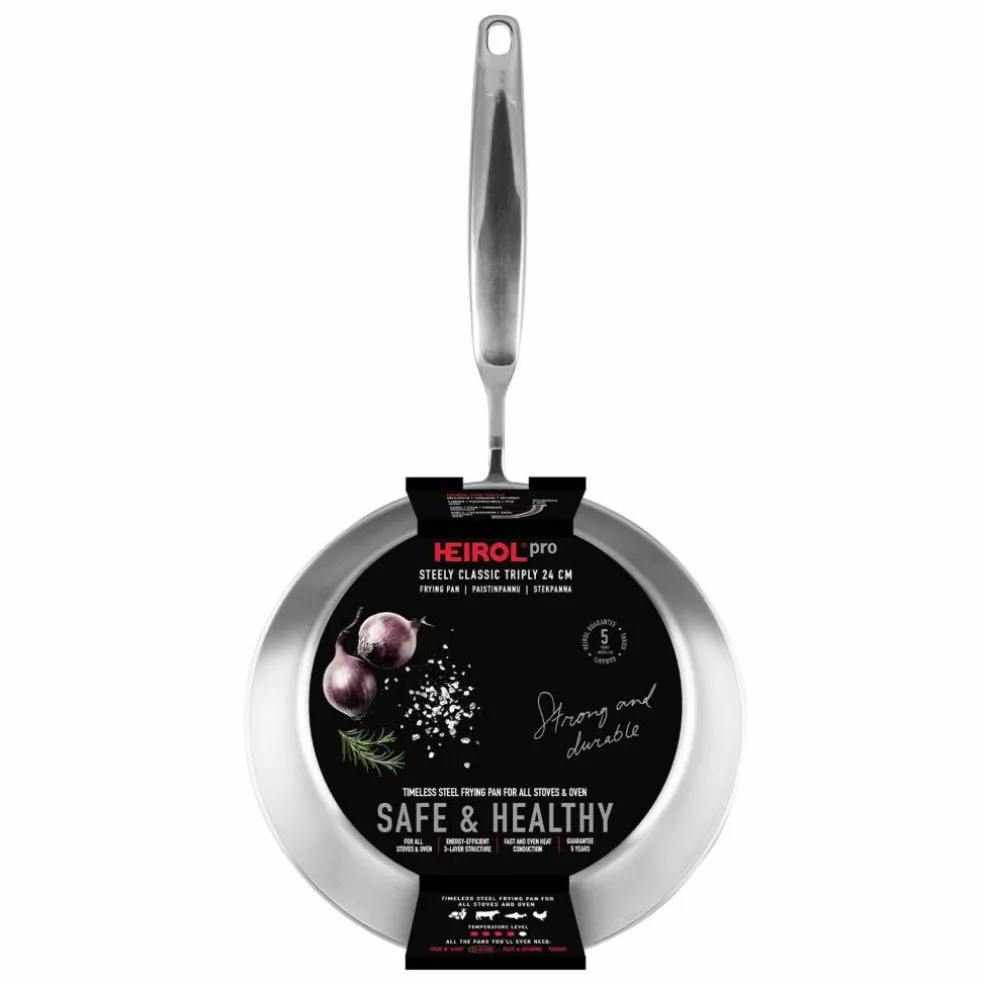 Steely Classic Triply stekepanne 24 cm