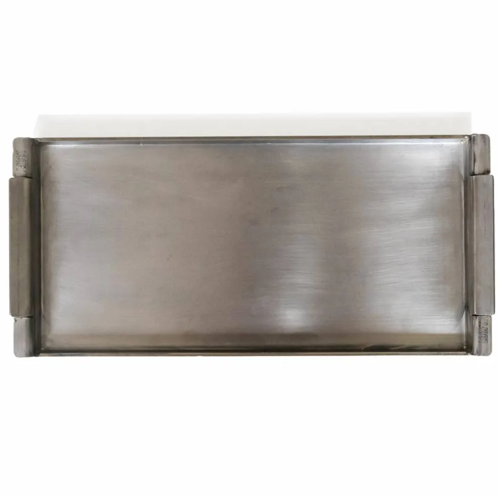Stekehelle 25 x 48 cm, rustfritt stål