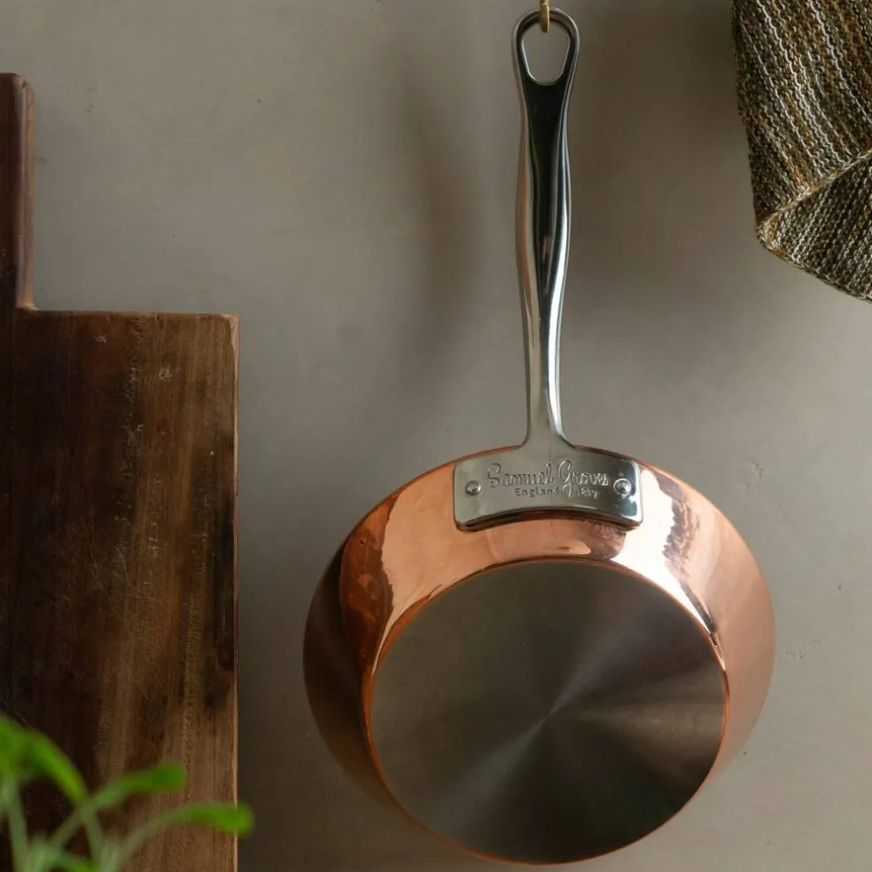 Stekepanne 28 cm, kobber