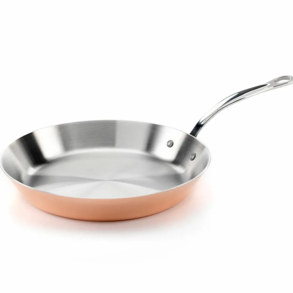 Stekepanne 28 cm, kobber