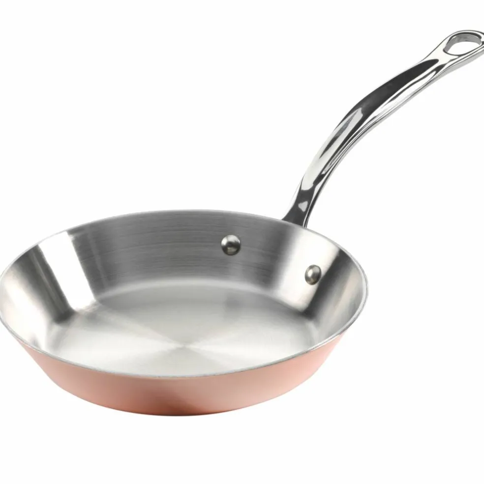 Stekepanne 26 cm, kobber