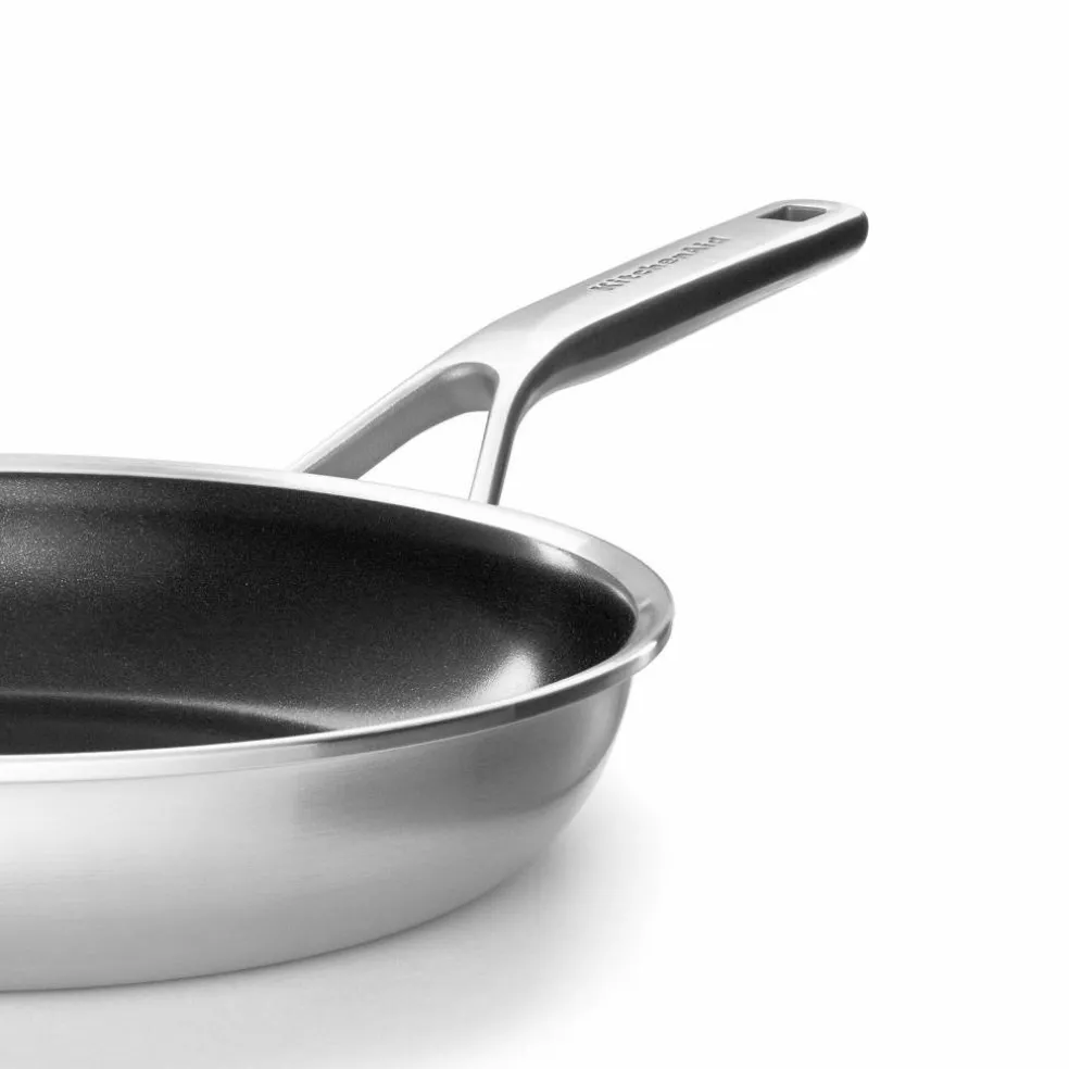 Stekepanne 24 cm, rustfritt stål