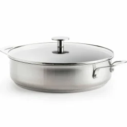 Stekepanne 28 cm, rustfritt stål