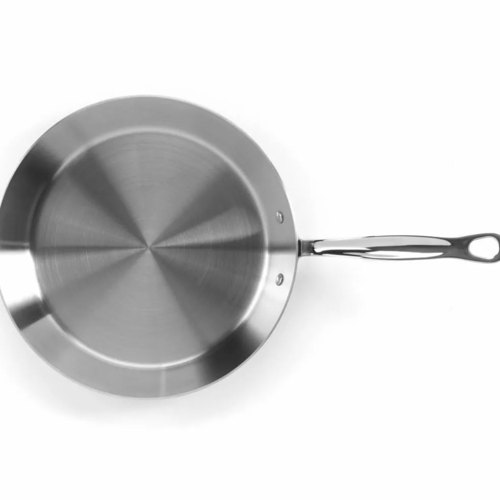 Stekepanne 28 cm, rustfritt stål