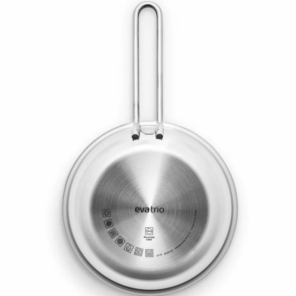 Stekepanne 20 cm, rustfritt stål