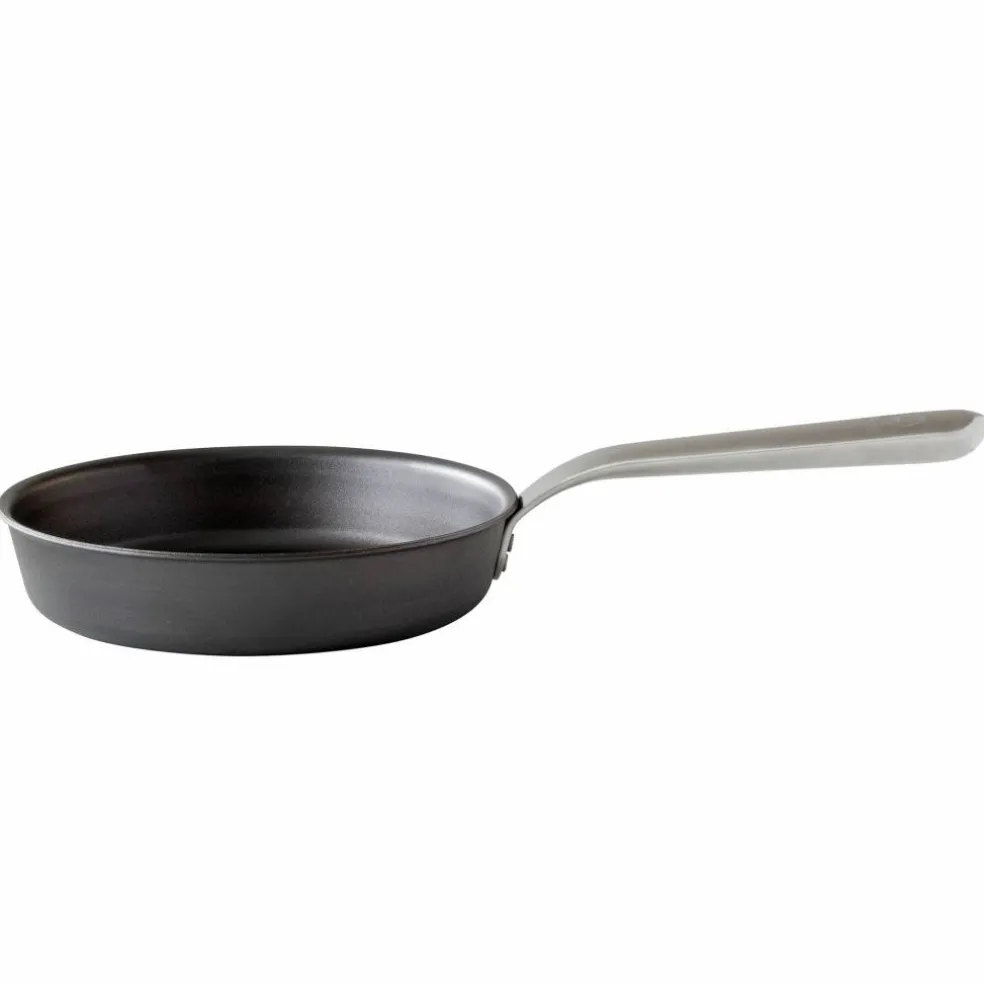 Stekepanne, karbonstål/rustfritt stål, Ø30 cm