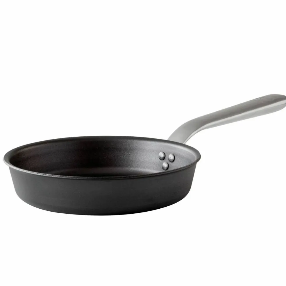 Stekepanne, karbonstål/rustfritt stål, Ø30 cm