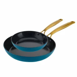 Stekepannesett 20 + 28 cm, grønn