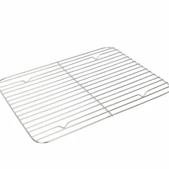 Stekepanne 35 x 28 cm, sølv