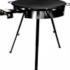 Stekeplate og brenner 58 cm