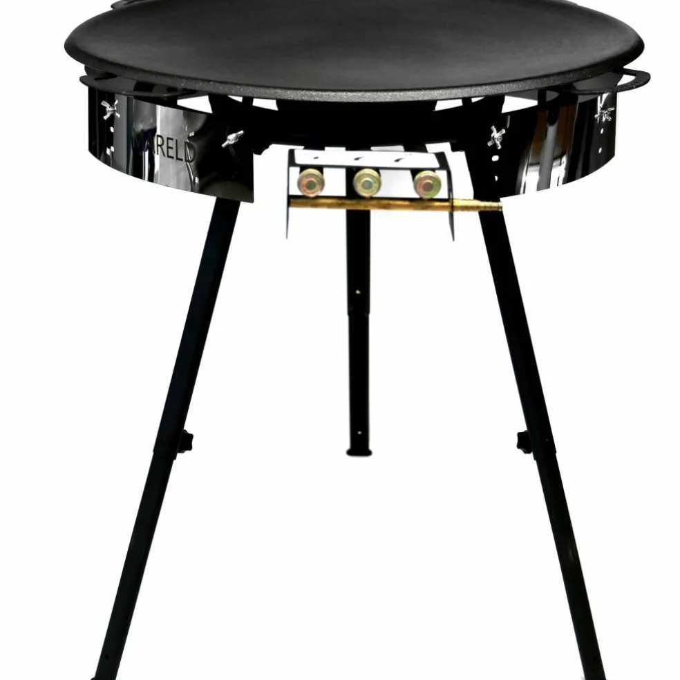 Stekeplate og brenner 58 cm