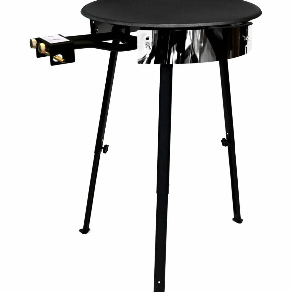 Stekeplate og brenner 58 cm