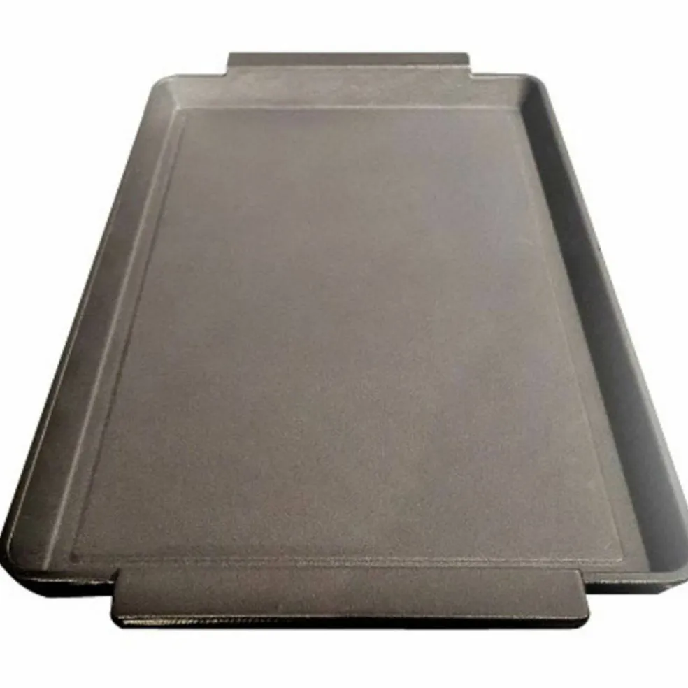 Stekeplate 50,5 x 28 cm, støpejern