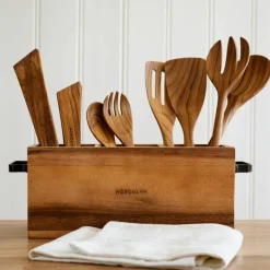 Stekespade 30 cm, teak