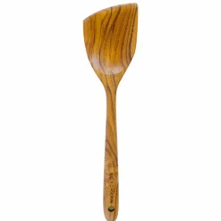 Stekespade vinklet, 33 cm, teak
