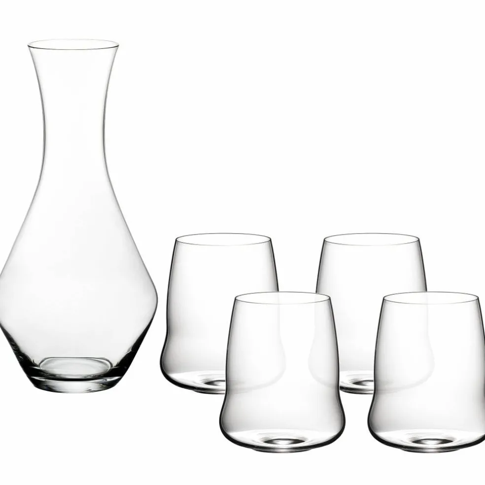 Stemless Wings Cabernet Sauvignon 4 glass + vinkaraffel