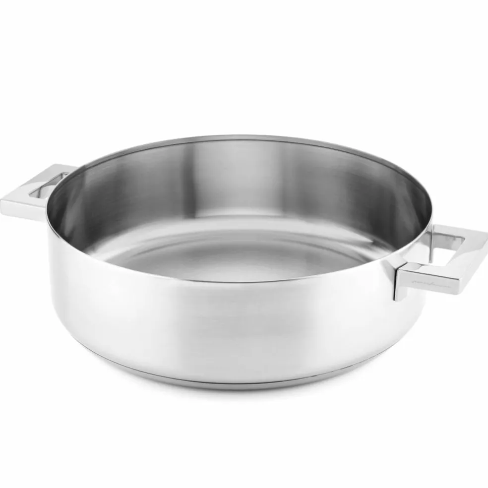 Stile traktørpanne med to håndtak 32 cm, rustfritt stål