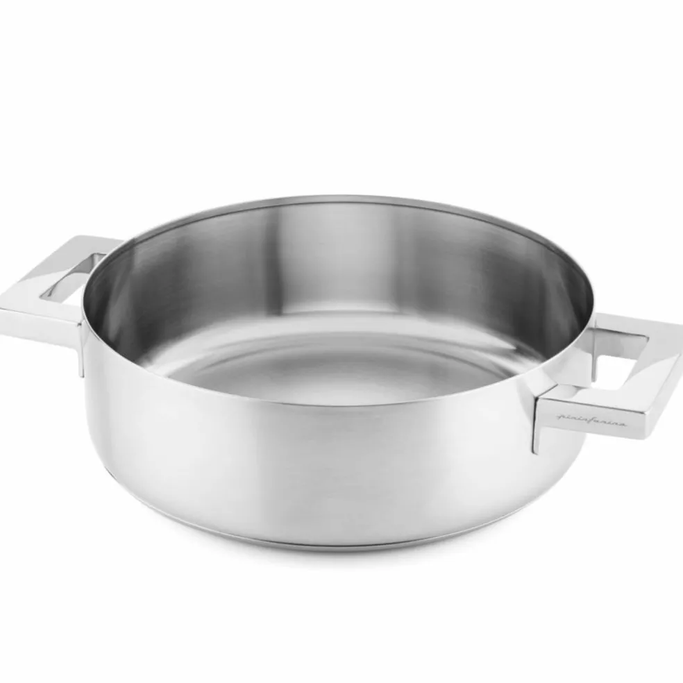 Stile traktørpanne med to håndtak 32 cm, rustfritt stål