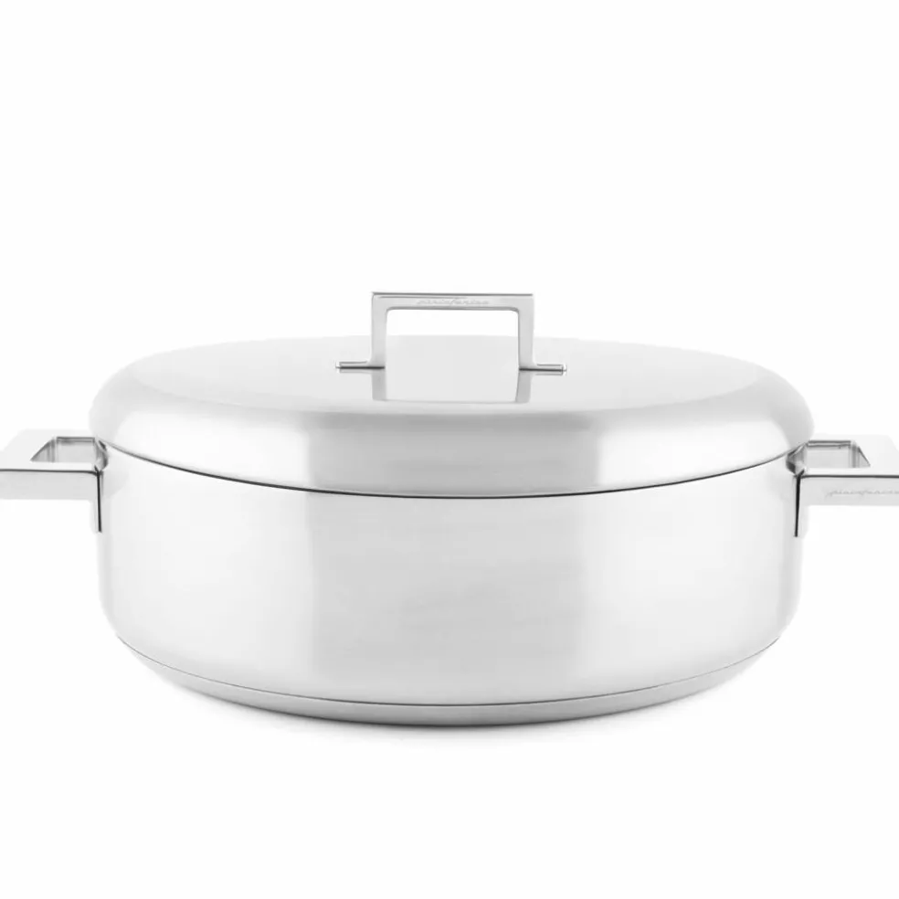 Stile traktørpanne med to håndtak 28 cm, rustfritt stål