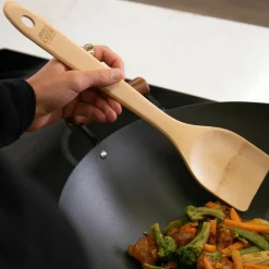 Stir-Fry Spatula 35 cm, polert bambus