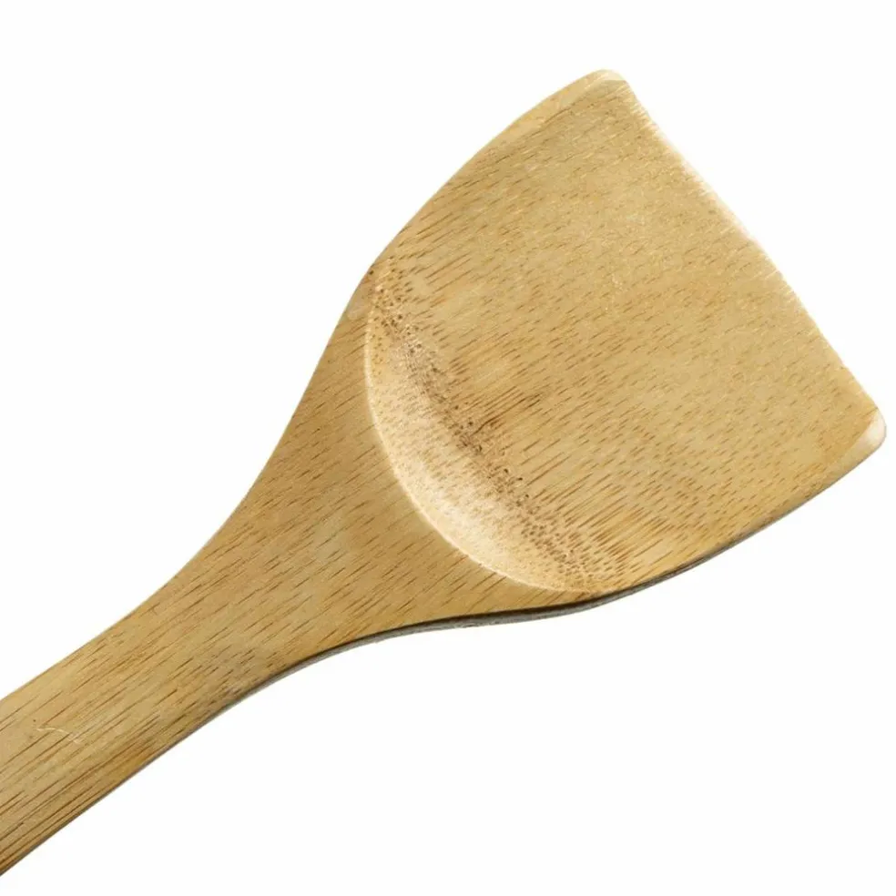 Stir-Fry Spatula 35 cm, polert bambus