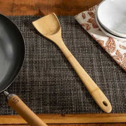 Stir-Fry Spatula 35 cm, polert bambus