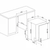 STL7324AQL integrert oppvaskmaskin 60 cm
