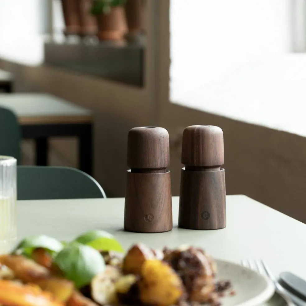 Stockholm salt- og pepperkvern, 11 cm, valnøtt