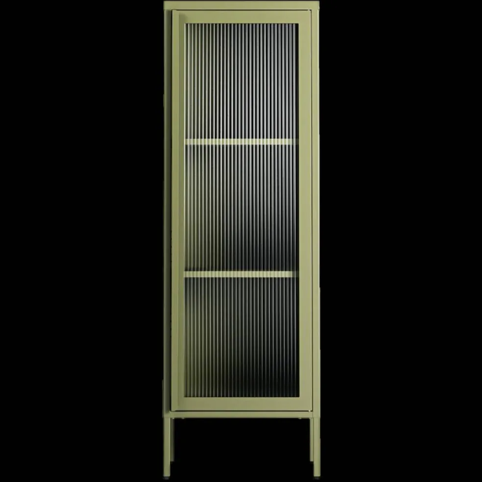 Store vitrineskap 50 x 150 cm, antrasitt