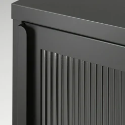 Store vitrineskap 50 x 150 cm, slate grey