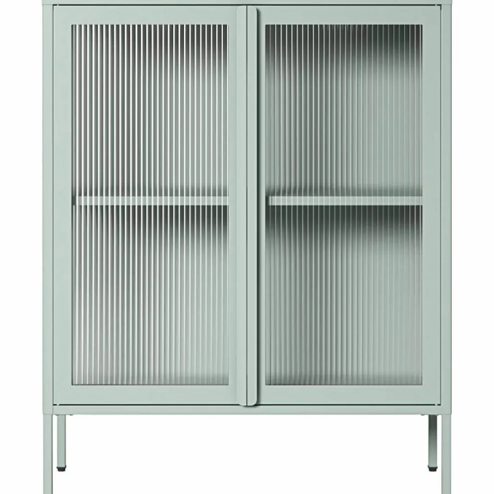 Store vitrineskap 90 x 110 cm, slate grey
