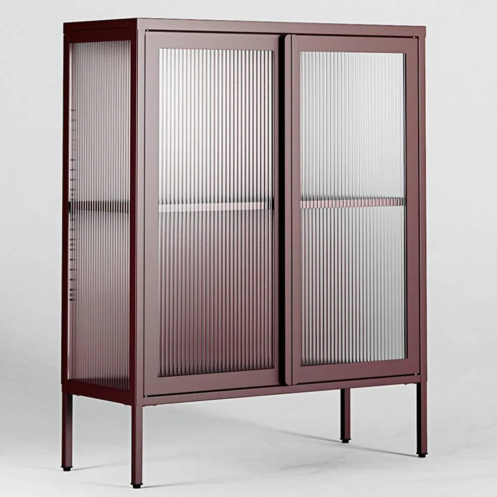 Store vitrineskap 90 x 110 cm, slate grey
