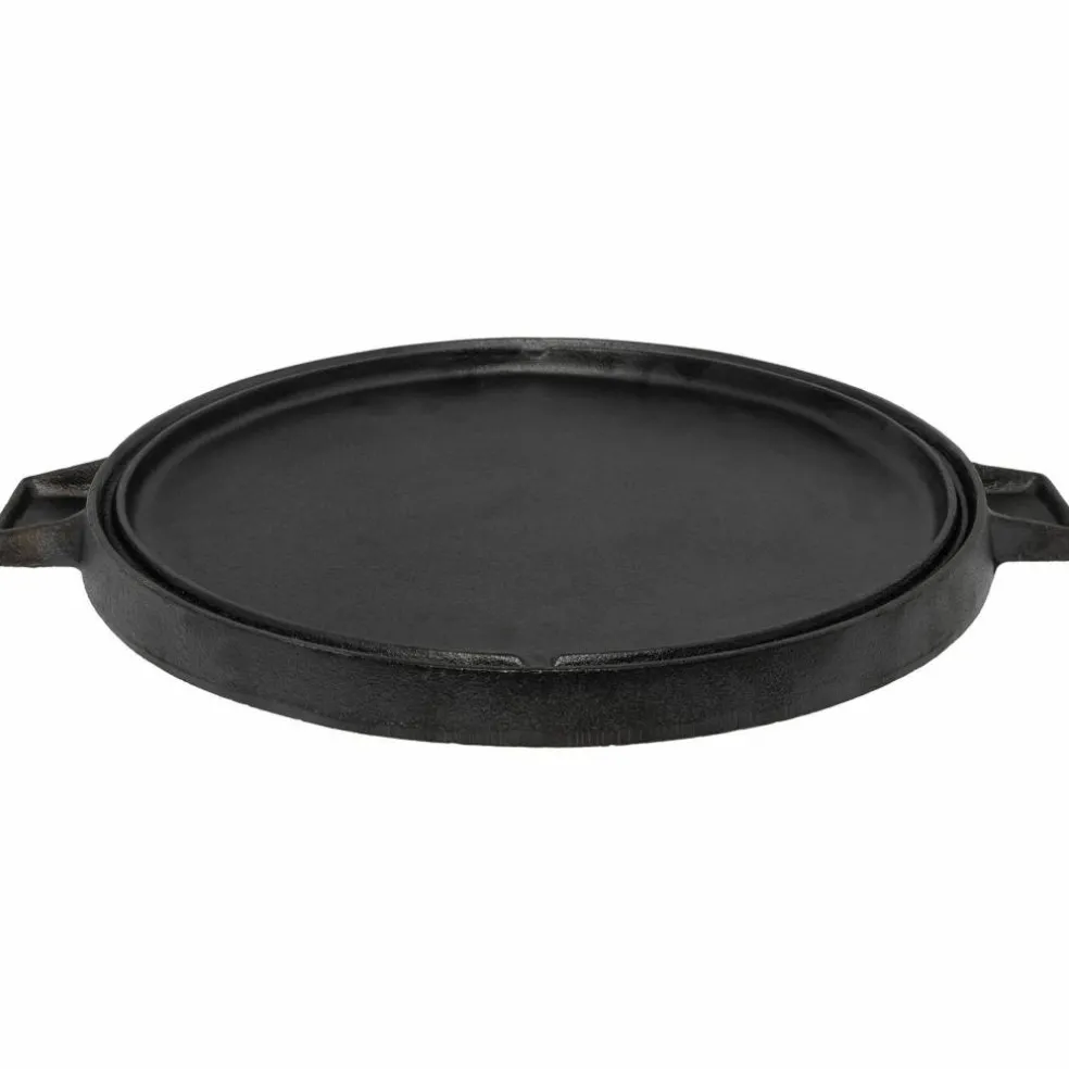 Støpejernsgrill og Stekeplate Rund 36 cm