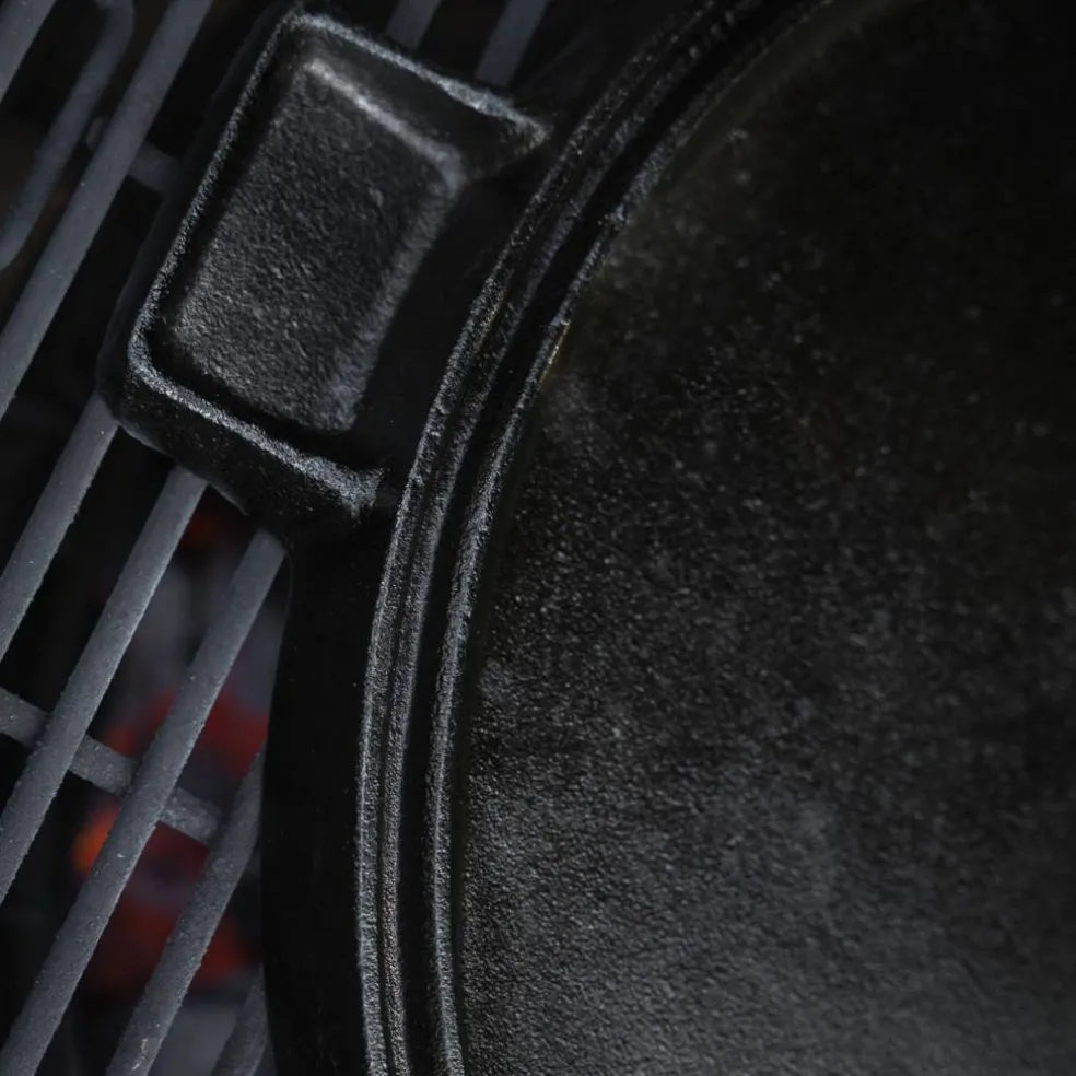 Støpejernsgrill og Stekeplate Rund 36 cm