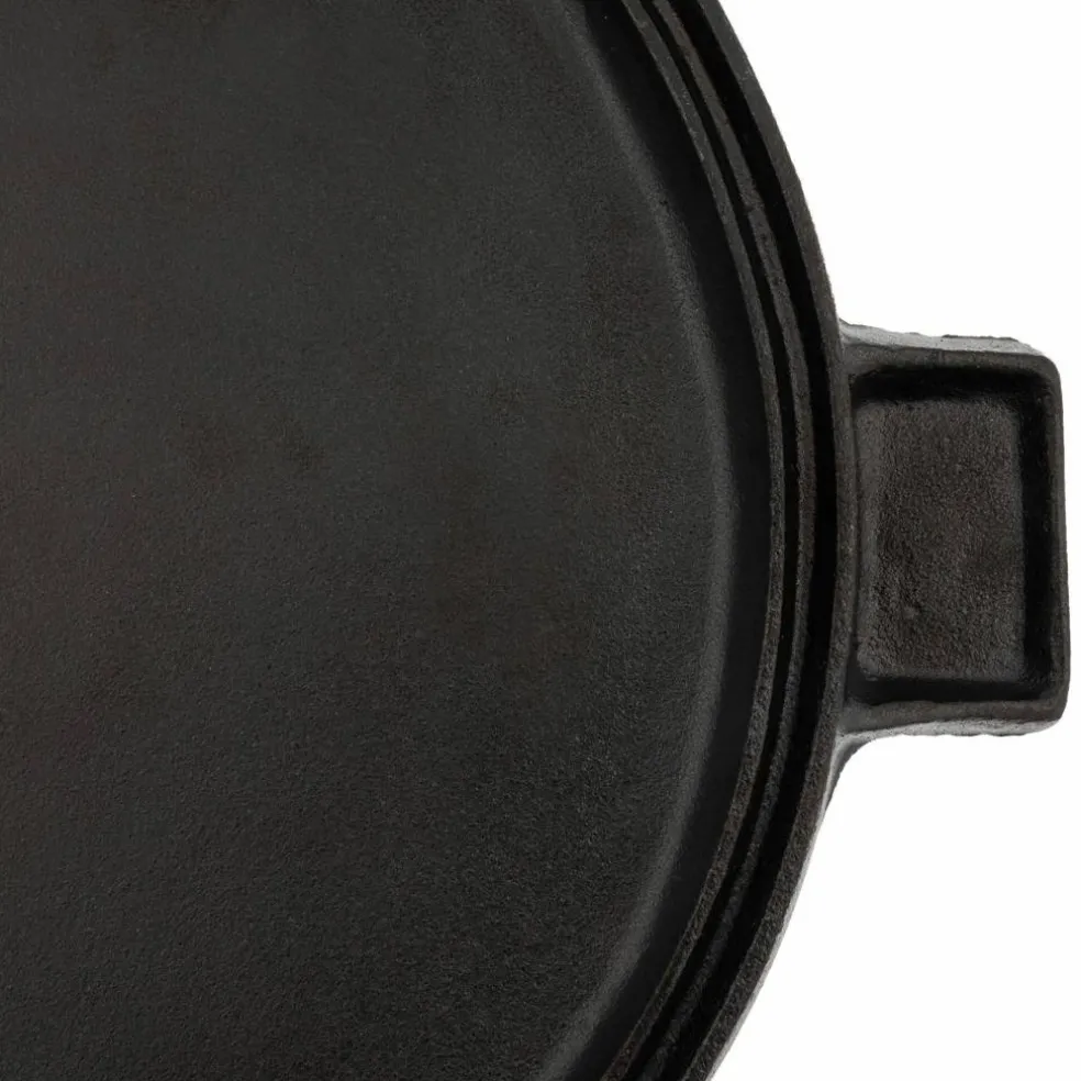 Støpejernsgrill og Stekeplate Rund 36 cm
