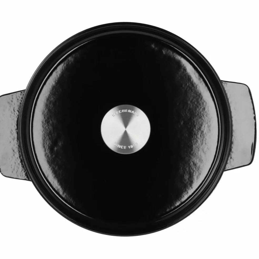 Støpejernsgryte 22 cm/3,3 liter, onyx black