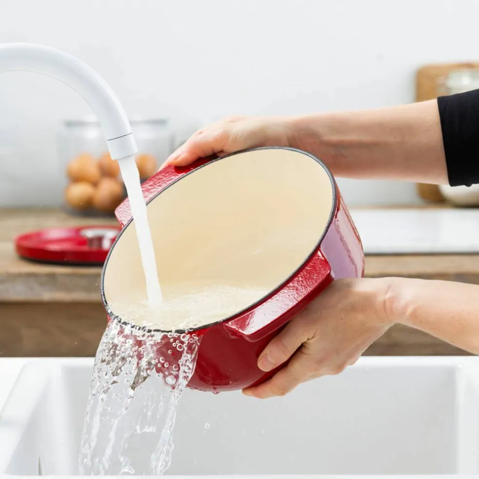 Støpejernsgryte 22 cm/3,3 liter, onyx black