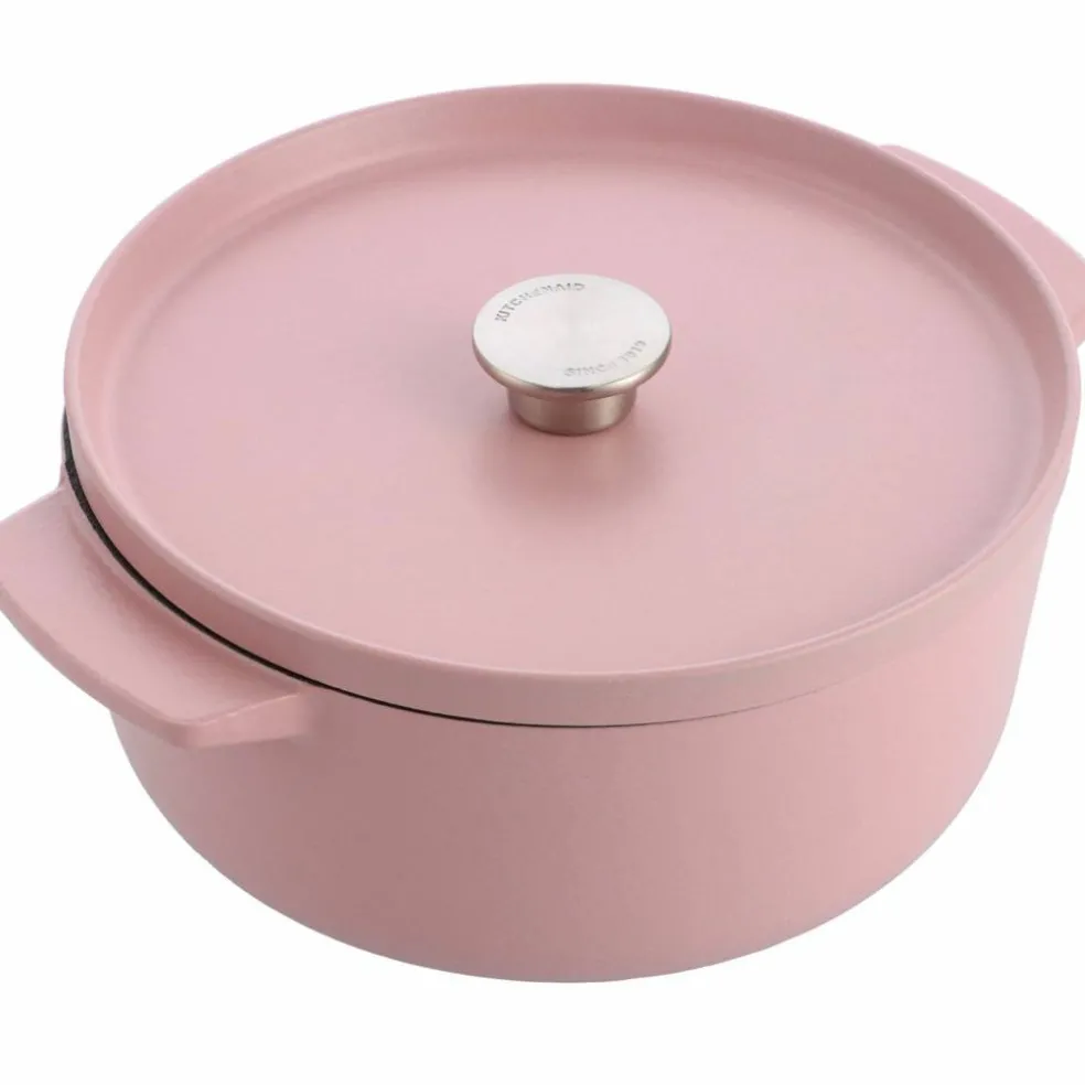 Støpejernsgryte 26 cm/5,2 liter, pistachio